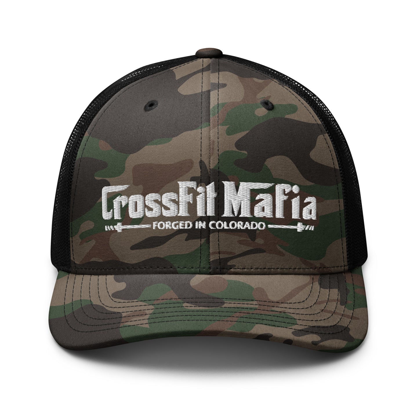 Camouflage trucker hat